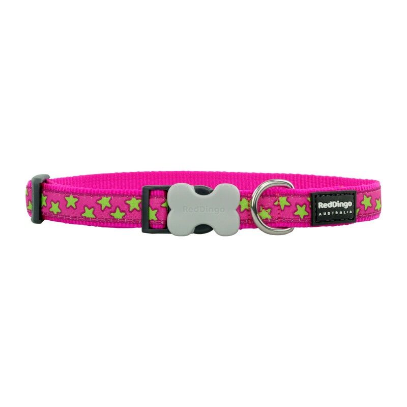 Collare per Cani Red Dingo Stars 20-32 cm Rosa Rosso Collare per Cani Red Dingo Stars 20-32 cm Rosa Rosso
