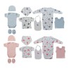 Set Regalo per Neonati DKD Home Decor 0-6 Mesi Cotone (2 pcs)