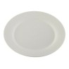 Piatto da pranzo Versa Bianco Porcellana Plastica 27 x 27 cm