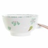Set per Sushi DKD Home Decor 25 x 25 x 6,5 cm Porcellana Legno Bianco Verde Orientale (6 Pezzi) (25 x 25 x 6,5 cm) (6 pcs)