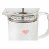 Teiera DKD Home Decor Trasparente Acciaio inossidabile Argento Vetro Borosilicato (18 x 9.5 x 20.5 cm) (1 L)