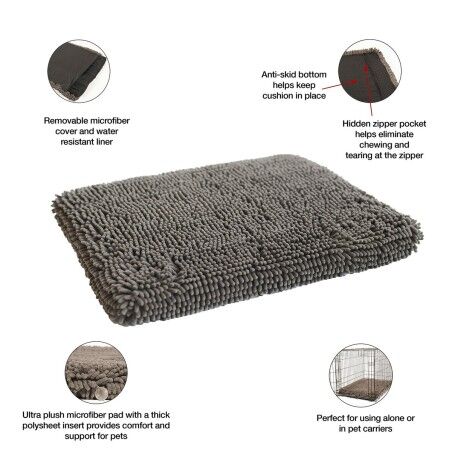Cuccia per Cani Dog Gone Smart Grigio 53 x 76 cm