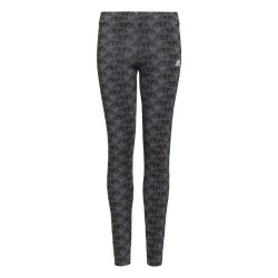 Leggings Sportivo da Donna Adidas Essentials Logo Grigio