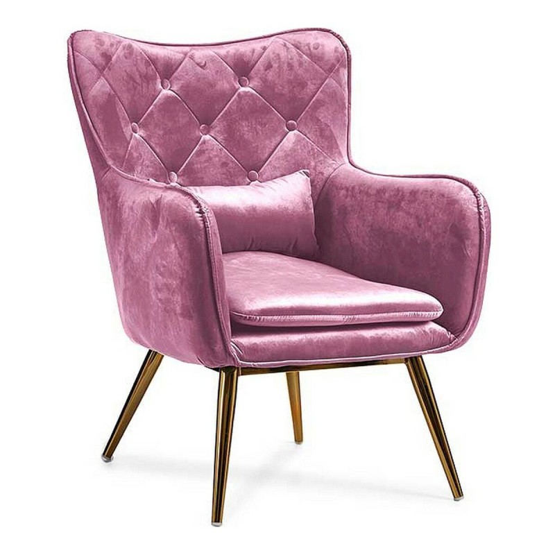 Poltrona Rosa Velluto (68 x 92 x 70 cm) Poltrona Rosa Velluto (68 x 92 x 70 cm)
