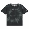 Maglia a Maniche Corte Donna Champion Croptop Nero