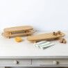 Vassoio per aperitivi Bidasoa Bambu Marrone Legno 40 x 15,5 x 4,8 cm