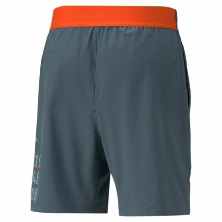 Pantaloni Corti Sportivi da Uomo Puma Power Colorblock 11" TR M Grigio scuro