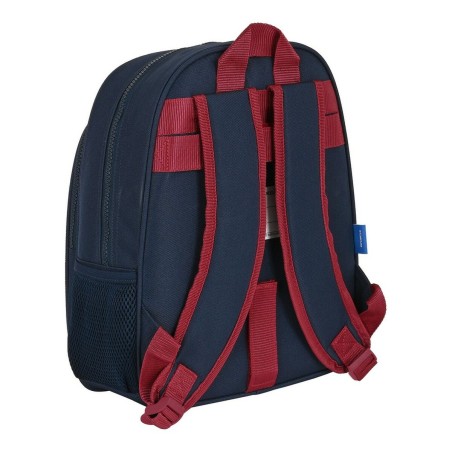 Zaino Scuola F.C. Barcelona Azzurro Rosso Granato (27 x 33 x 10 cm)