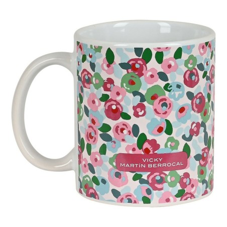 Tazza Mug Vicky Martín Berrocal Rosebloom Ceramica Multicolore (350 ml)