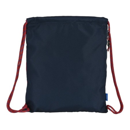 Zainetto con Cordini F.C. Barcelona Corporativa Azzurro Rosso Granato 35 x 40 x 1 cm