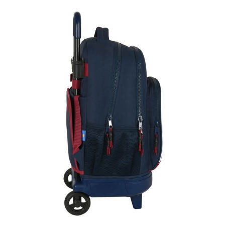 Trolley per la Scuola F.C. Barcelona Corporativa Azzurro Rosso Granato (33 x 45 x 22 cm)
