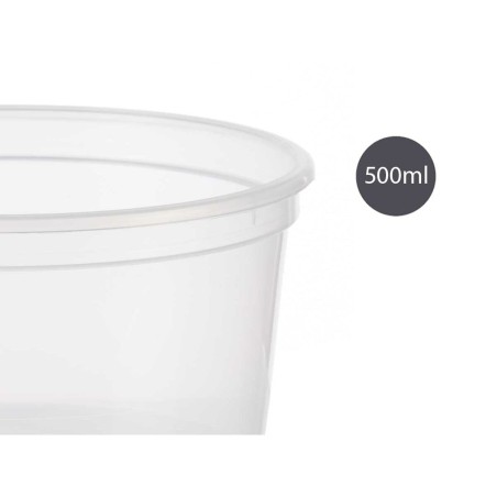 Porta pranzo Leknes UT005NC01 Trasparente polipropilene 500 ml