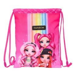 Zaino a Sacca per Bambini Rainbow High Fucsia 26 x 34 x 1 cm