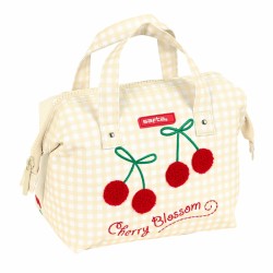 Necessaire per la Scuola Safta Cherry Beige 26.5 x 17.5 x 12.5 cm