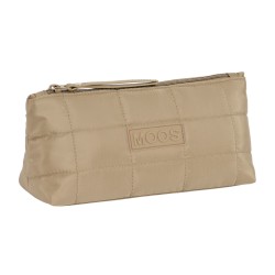 Necessaire per la Scuola Moos Camel Trapunta Cammello 23 x 12 x 8 cm