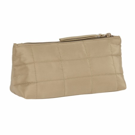 Necessaire per la Scuola Moos Camel Trapunta Cammello 23 x 12 x 8 cm