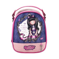 Zaino Gorjuss Cheshire cat Rosa Mini Viola (18,8 x 22 x 10,2 cm)