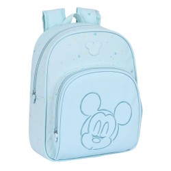 Zaino Scuola Mickey Mouse Clubhouse Baby Azzurro Chiaro 28 x 34 x 10 cm