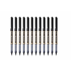 Penna a inchiostro liquido Uni-Ball Rollerball Eye Broad UB-150 Nero 1 mm (12 Pezzi)