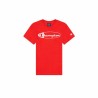 Maglia a Maniche Corte Bambino Champion Crewneck  Rosso