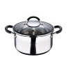 Casseruola con coperchio Masterpro foodies bgmp-1502-bk Acciaio inossidabile (5 L) 24 x 12 cm