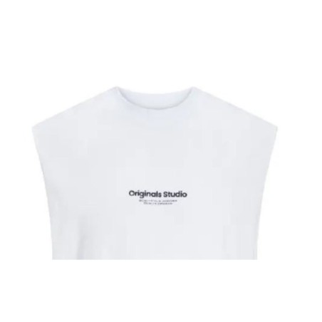 Maglia Smanicata da Uomo Jack & Jones  Jovesterbro Bianco