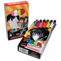 Set di Pennarelli Uni-Ball Posca Mania  PC-1MR Multicolore