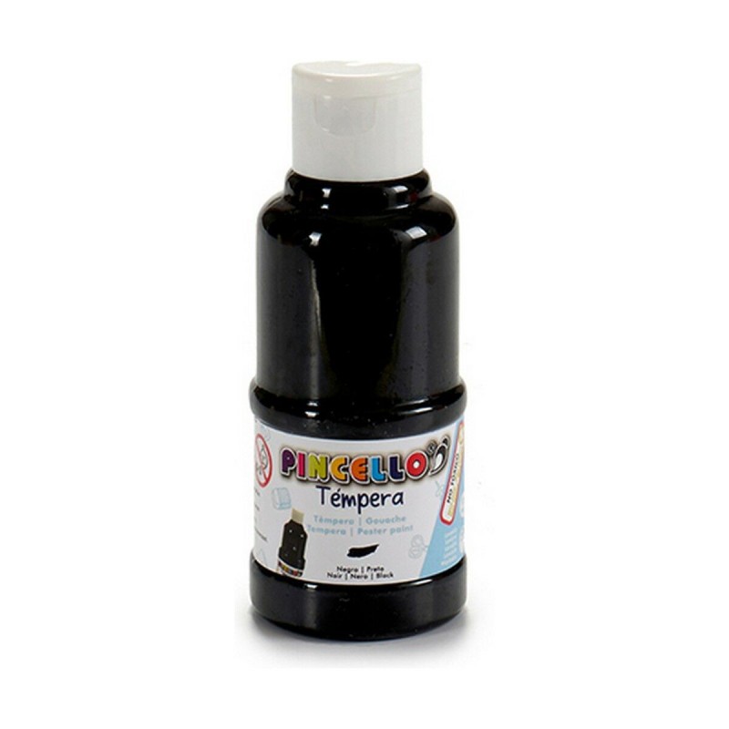 Tempere Pincello Nero 120 ml (12 Unità)