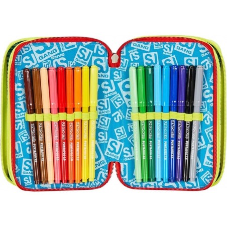 Seven Astuccio 3 Zip Map Set Boy