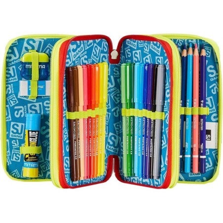 Seven Astuccio 3 Zip Map Set Boy