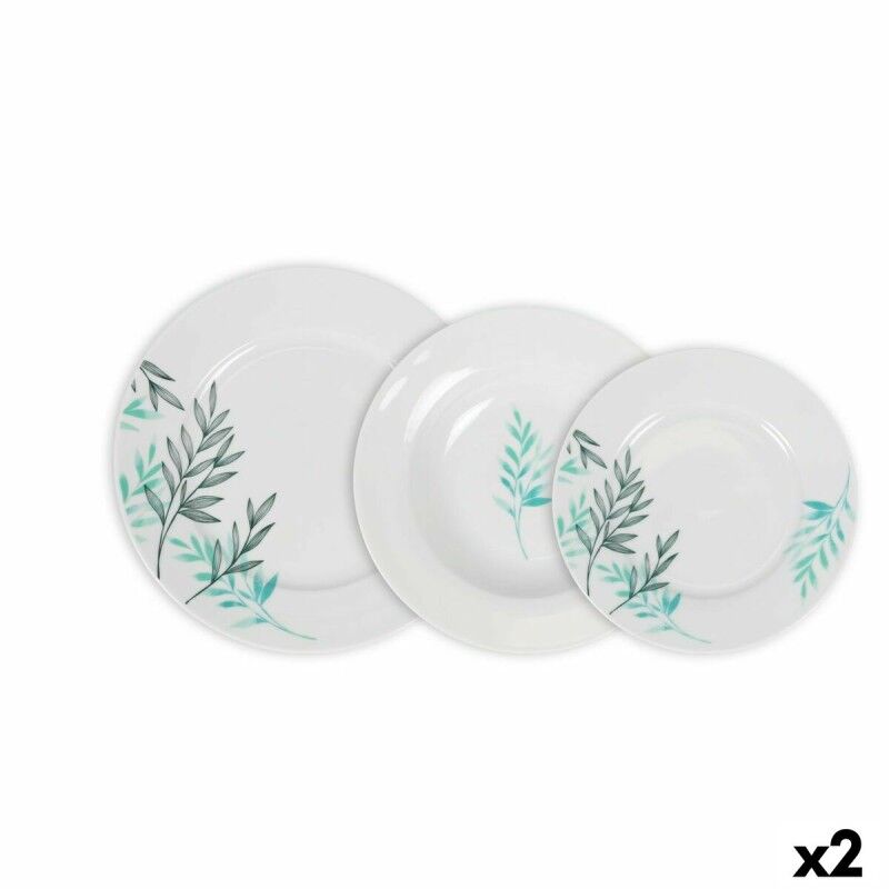 Set di Stoviglie La Mediterránea Lora Rotonda 18 Pezzi (2 Unità) Set di Stoviglie La Mediterránea Lora Rotonda 18 Pezzi (2 Unità)
