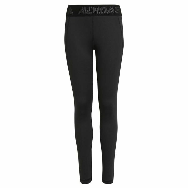 Leggings Sportivi per Bambini Adidas Techfit Aeroready Nero Leggings Sportivi per Bambini Adidas Techfit Aeroready Nero