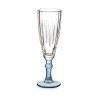 Calice da champagne Vivalto Exotic Azzurro Cristallo 170 ml (6 Unità)
