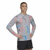 Maglia a Maniche Lunghe Uomo Adidas Terrex Primeblue Trail Bianco