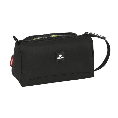 Astuccio per la Scuola con Accessori Kelme Jungle Nero Grigio Lime 20 x 11 x 8.5 cm (32 Pezzi)
