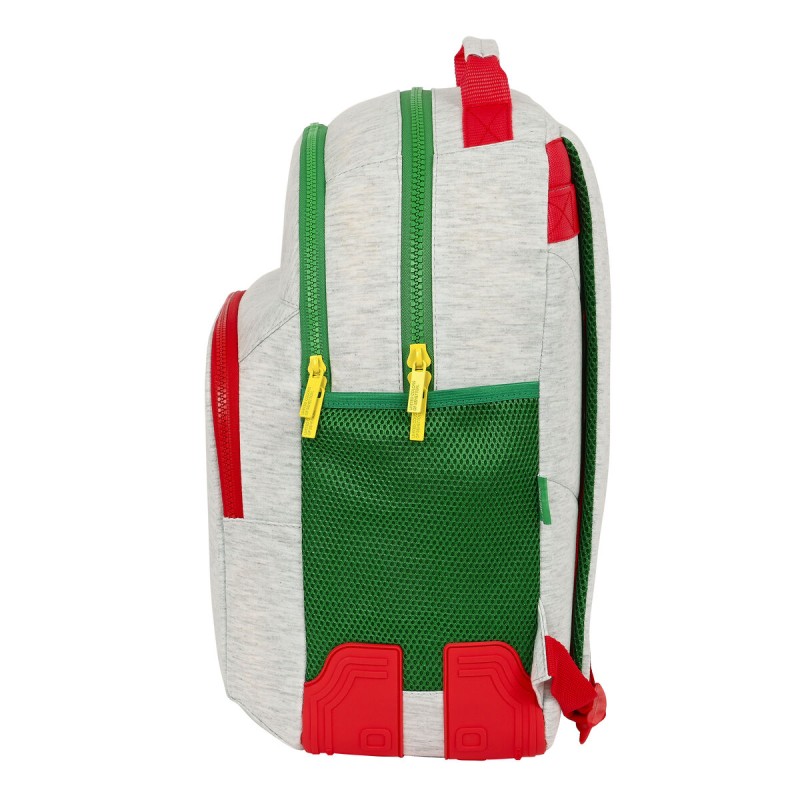 Zaino Scuola Benetton Pop Grigio (32 x 42 x 15 cm) Zaino Scuola Benetton Pop Grigio (32 x 42 x 15 cm)