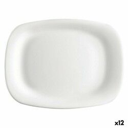 Piatto da pranzo Bormioli Parma Rettangolare (12 Unità) (24 x 34 cm)