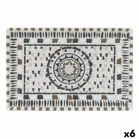 Piatto Fondo La Mediterránea Barroc Rettangolare 30 x 20 x 2,5 cm (6 Unità) (30 x 20 cm)