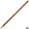 Matite colorate Faber-Castell Polychromos Marrone 6 Pezzi