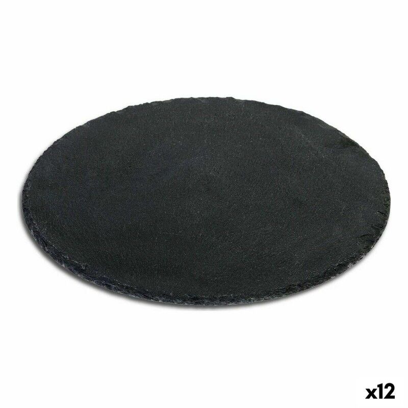 Piatto da pranzo Santa Clara Alfares Lavagna Ø 25 cm 6 mm (12 Unità) Piatto da pranzo Santa Clara Alfares Lavagna Ø 25 cm 6 mm (12 Unità)