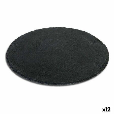 Piatto da pranzo Santa Clara Alfares Lavagna Ø 25 cm 6 mm (12 Unità)