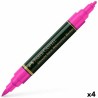 Pennarelli Faber-Castell Durer Rosa (4 Pezzi)