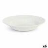 Piatto per Pasta La Mediterránea Bari Gres Bianco (6 Unità)