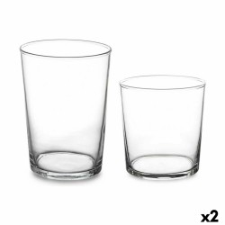 Set di Bicchieri Pasabahce Bistro Trasparente Vetro 380 ml 510 ml (2 Unità)