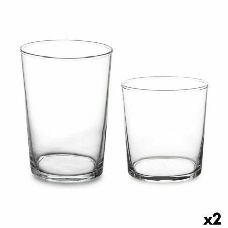 Set di Bicchieri Pasabahce Bistro Trasparente Vetro 380 ml 510 ml (2 Unità)
