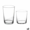 Set di Bicchieri Pasabahce Bistro Trasparente Vetro 380 ml 510 ml (2 Unità)