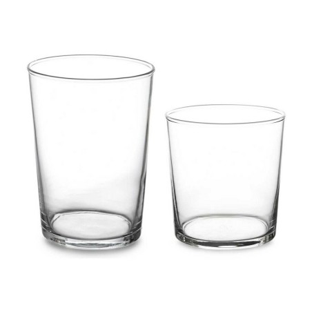 Set di Bicchieri Pasabahce Bistro Trasparente Vetro 380 ml 510 ml (2 Unità)