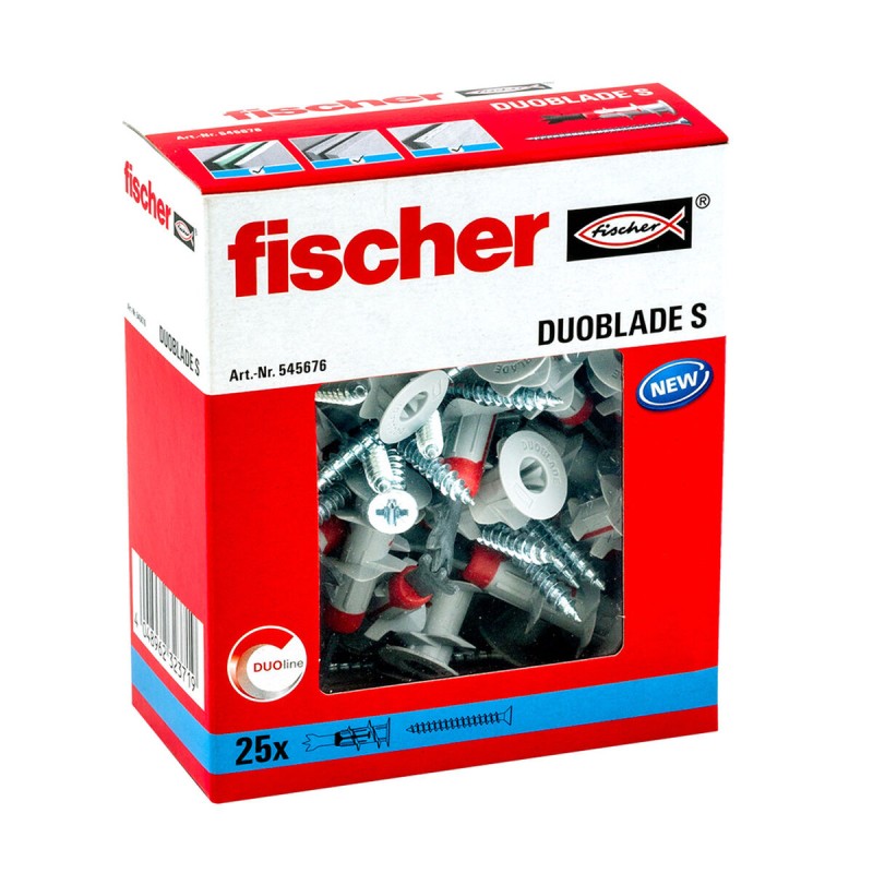 Dadi e viti Fischer 44 mm (25 Unità) Dadi e viti Fischer 44 mm (25 Unità)