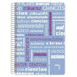 Quaderno Pacsa Din A4 80 Pagine 21,5 x 31,5 cm 4 Pezzi