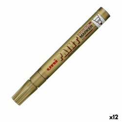 Marcatore permanente Uni-Ball PX-20 Dorato (12 Unità)